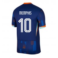 Maglie da calcio Olanda Memphis Depay #10 Seconda Maglia Europei 2024 Manica Corta